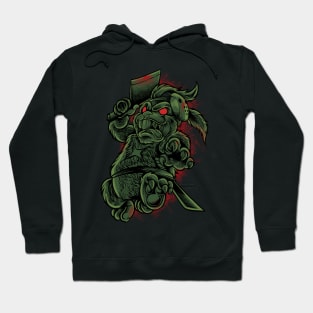 Monster Animals - Horror Axe Bunny Hoodie